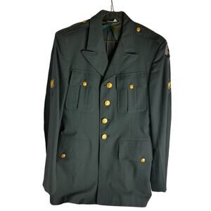 Vintage Vietnam Era US Army Green Class A Uniform Jacket 94th Infantry Size 37R